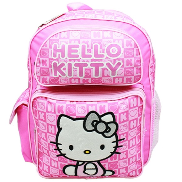 Sanrio Other - Hello Kitty Kids Large School Backpack - PINK